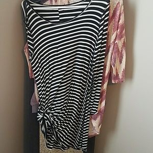 Black & White striped dress